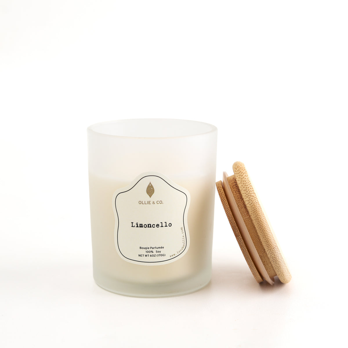 Limoncello by Ollie & Co. with mint, chilled vodka, lemon, grapefruit peels.