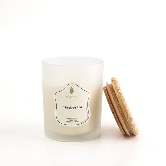 Limoncello by Ollie & Co. with mint, chilled vodka, lemon, grapefruit peels.