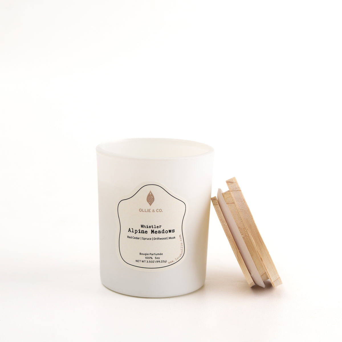 Whistler Alpine Meadows by Ollie & Co. with red cedar, silver fir, driftwood, musk.