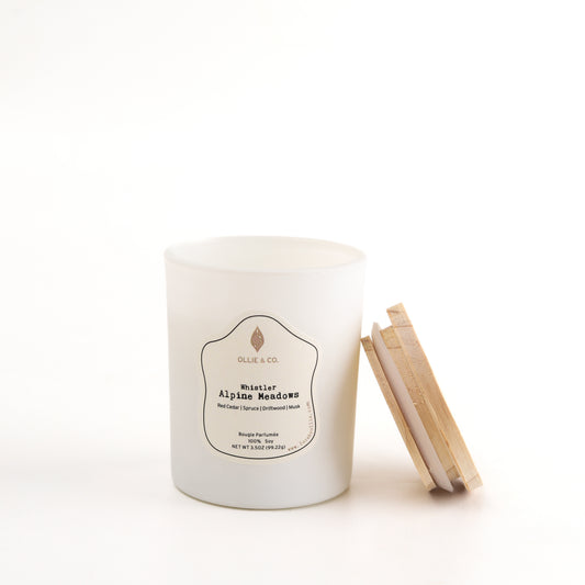Whistler Alpine Meadows by Ollie & Co. with red cedar, silver fir, driftwood, musk.