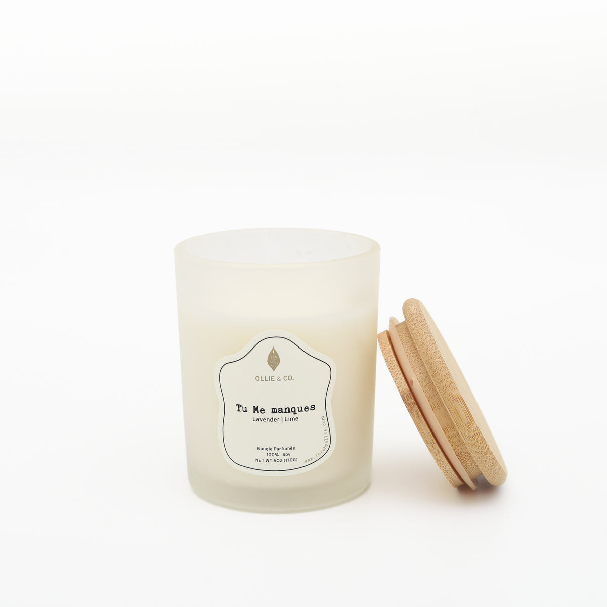 Tu Me Manques by Ollie & Co. with French lavender, lime.