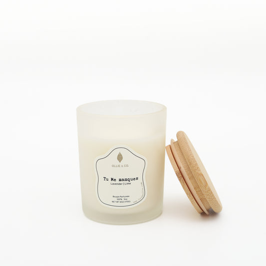 Tu Me Manques by Ollie & Co. with French lavender, lime.