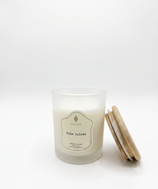 Pina Colada by Ollie & Co. with coconut cream, pineapple, rum.