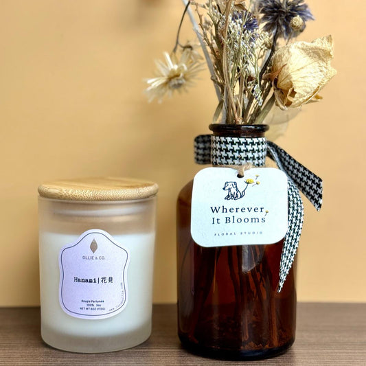 Hanami by Ollie & Co. with light cherry blossom, delicate floral spring scent.
