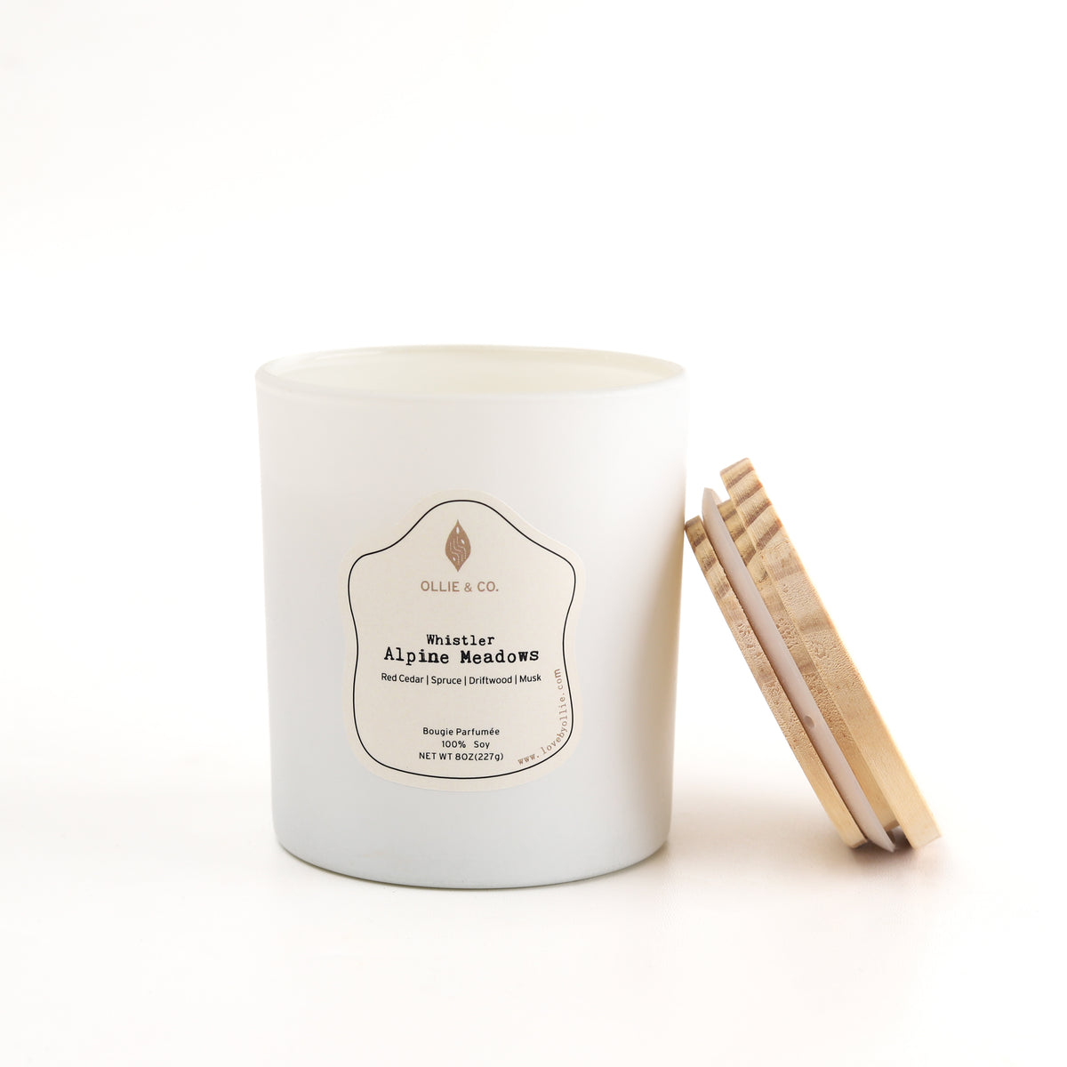 Whistler Alpine Meadows by Ollie & Co. with red cedar, silver fir, driftwood, musk.