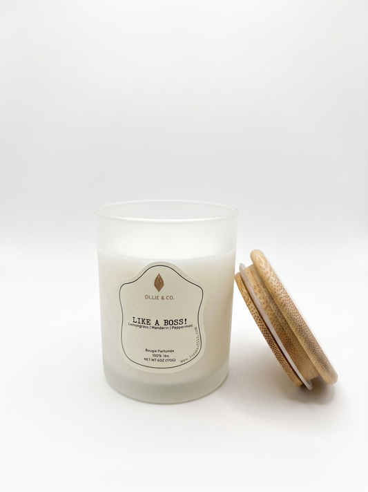 Like A Boss! by Ollie & Co. with lemongrass, mandarin, peppermint.